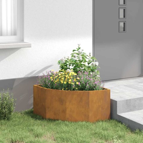 DONICZKA RÓŻNOROŻNA RDZAWY 60X60X35CM STAL KORTENOWSKA