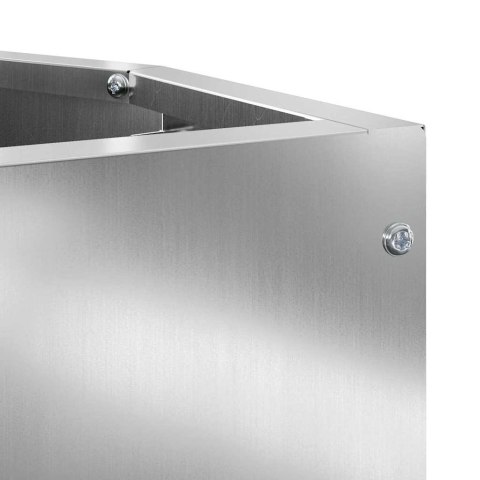 DONICZKA RÓŻNOROŻNA SREBRNY 30X30X35CM STAL GALWANIZOWANA