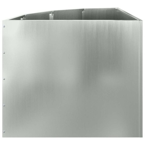 DONICZKA RÓŻNOROŻNA SREBRNY 60X60X50CM STAL GALWANIZOWANA