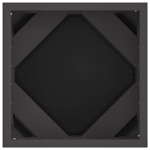 DONICA 2 SZT. CZARNY 30X30X30CM STAL