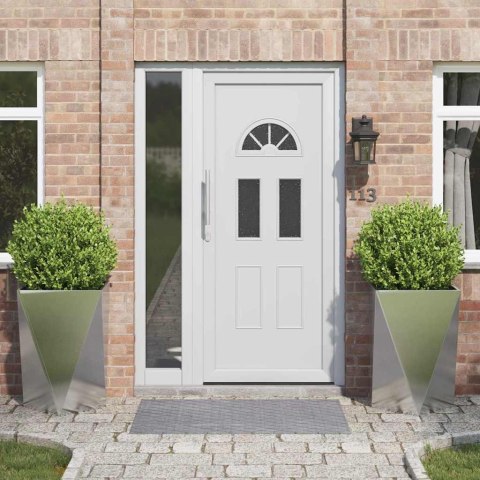 VidaXL Donica 2 pcs Srebrny 50 x 50 x 75 cm Stal nierdzewna