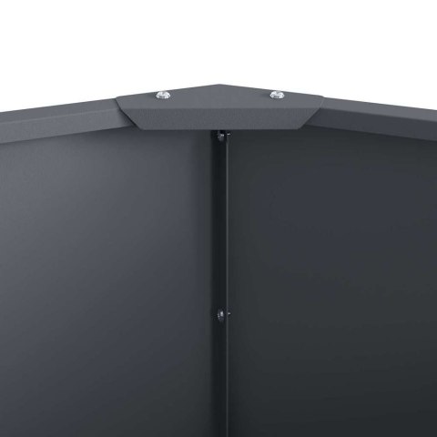 DONICA ANTRACYT 120X120X35CM STAL