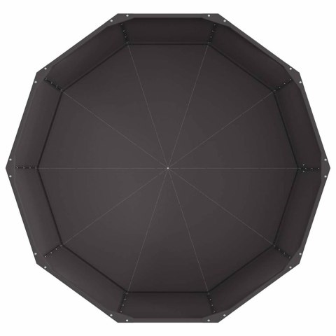 DONICA CZARNY 120X120X50CM STAL