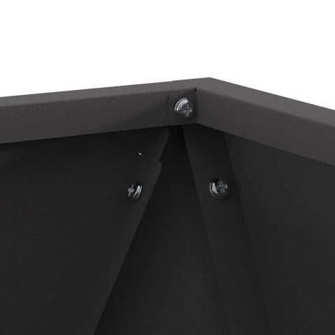 DONICA CZARNY 90X45X50CM STAL