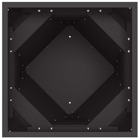 DONICA CZARNY 30X30X75CM STAL