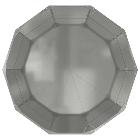 DONICA SREBRNY 120X120X50CM STAL GALWANIZOWANA