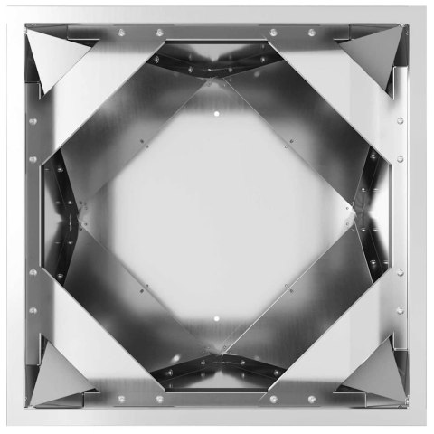 DONICA SREBRNY 30X30X75CM STAL GALWANIZOWANA