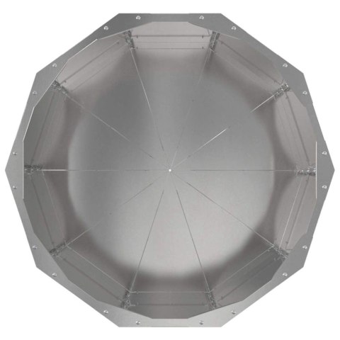 VidaXL Donica Srebrny 60 x 60 x 50 cm Stal nierdzewna