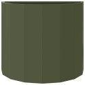 VidaXL Donica Zielony oliwkowy 60 x 30 x 50 cm Stal