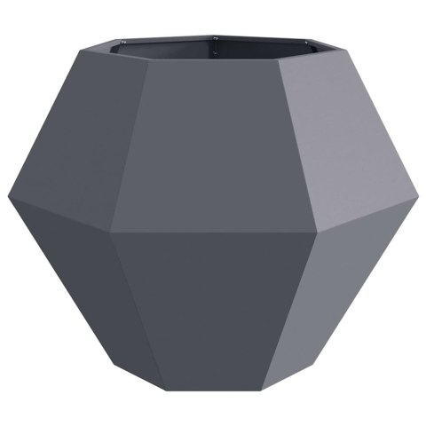 DONICA 2 SZT. ANTRACYT 100X100X80CM STAL