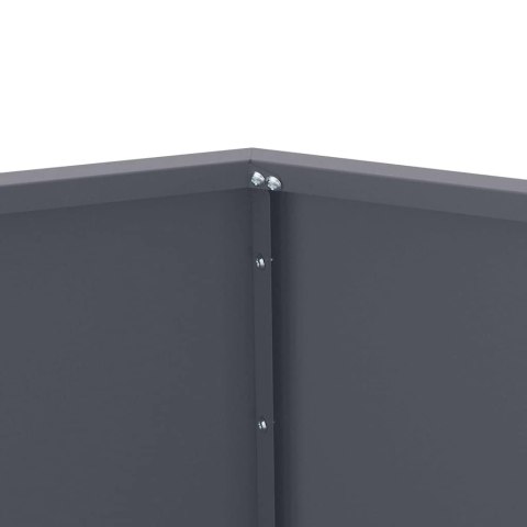 DONICA 2 SZT. ANTRACYT 100X100X80CM STAL