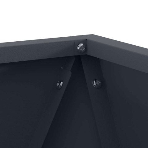 DONICA 2 SZT. ANTRACYT 30X30X30CM STAL