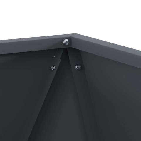 DONICA 2 SZT. ANTRACYT 40X40X40CM STAL