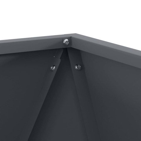 DONICA 2 SZT. ANTRACYT 50X50X50CM STAL