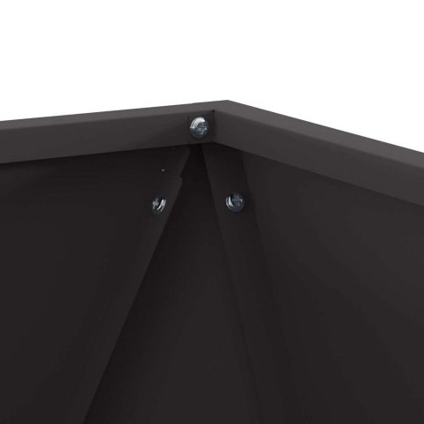 DONICA 2 SZT. CZARNY 40X40X40CM STAL