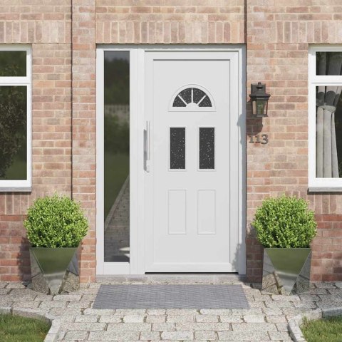 DONICA 2 SZT. SREBRNY 40X40X40CM STAL GALWANIZOWANA