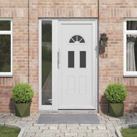 VidaXL Donica 2 pcs Zielony oliwkowy 30 x 30 x 30 cm Stal