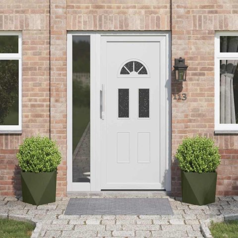 VidaXL Donica 2 pcs Zielony oliwkowy 40 x 40 x 40 cm Stal