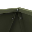 VidaXL Donica Zielony oliwkowy 30 x 30 x 30 cm Stal