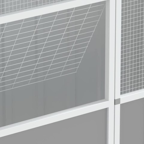 WOLIERA DLA PTAKÓW 215X78X200CM GALWANIZOWANA STAL