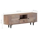 SZAFKA POD TV 118X30X40CM LITE DREWNO AKACJOWE