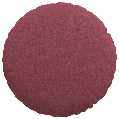 PODUSZKI NA SIEDZISKA 2 SZT. CZERWONE WINO Ø40X13CM TKANINA