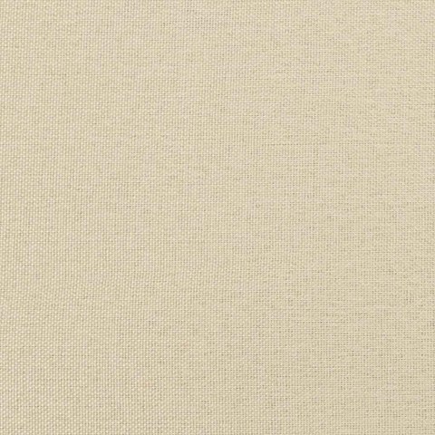 PODUSZKI NA SIEDZISKA 2 SZT. KREMOWY Ø40X13CM TKANINA