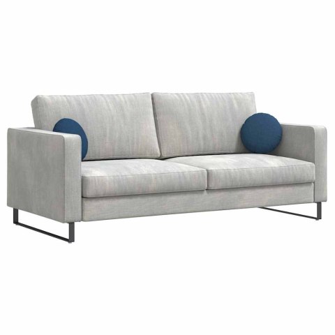 PODUSZKI NA SIEDZISKA 2 SZT. NIEBIESKI Ø30X13CM TKANINA