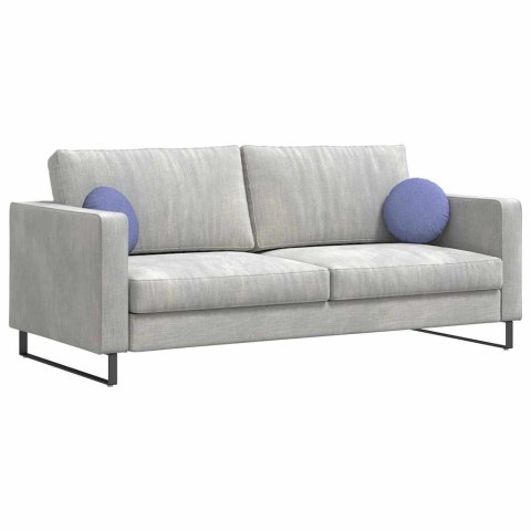 PODUSZKI NA SIEDZISKA 2 SZT. NIEBIESKI DŻINS Ø30X13CM TKANINA