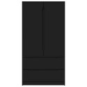 SZAFKA ŁAZIENKOWA Z SZUFLADĄ CZARNY 79,5X49X156CM