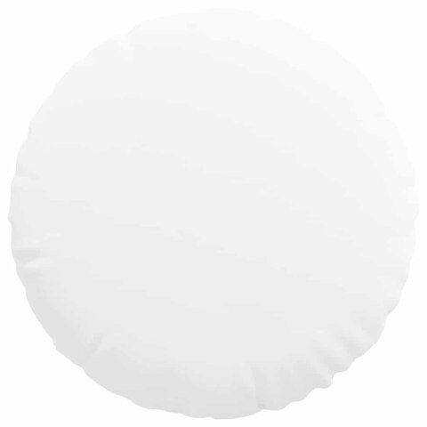 PODUSZKI NA SIEDZISKA 2 SZT. BIAŁY Ø80X29CM TKANINA