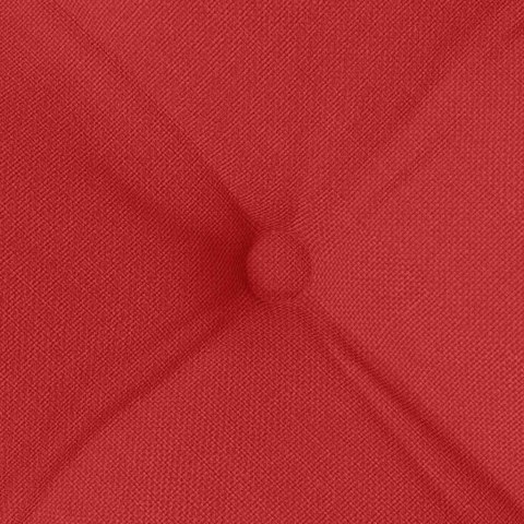 PODUSZKI NA SIEDZISKA 2 SZT. CZERWONY 40X40X6CM TKANINA