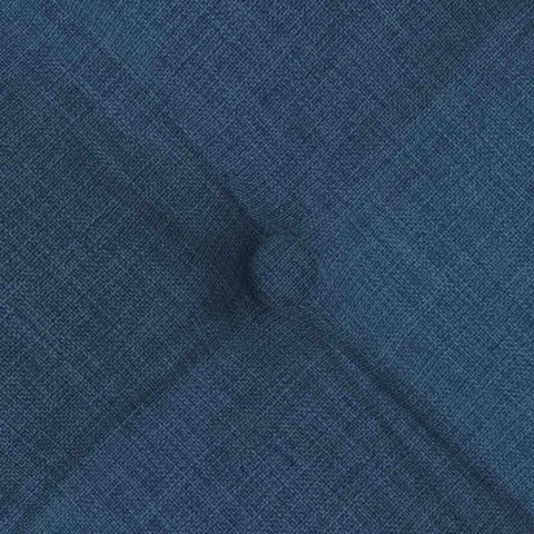 PODUSZKI NA SIEDZISKA 2 SZT. NIEBIESKI 40X40X6CM TKANINA