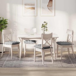 PODUSZKI NA SIEDZISKA 2 SZT. SZARY CHMUR 40X40X6CM TKANINA