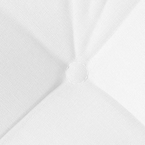 PODUSZKI NA SIEDZISKA 4 SZT. BIAŁY 45X45X12CM TKANINA