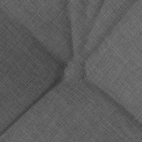 PODUSZKI NA SIEDZISKA 4 SZT. CIEMNOSZARY 40X40X12CM TKANINA