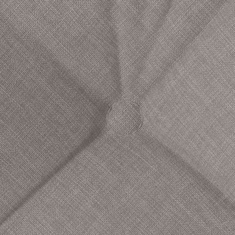 PODUSZKI NA SIEDZISKA 4 SZT. CIEMNOSZARY 40X40X12CM TKANINA