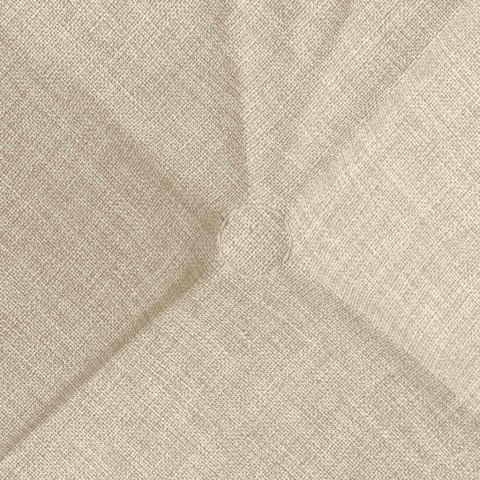 PODUSZKI NA SIEDZISKA 4 SZT. KREMOWY 40X40X12CM TKANINA