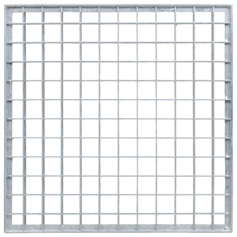 RUSZT SREBRNY 40X40X2CM STAL OCYNKOWANA NA GORĄCO