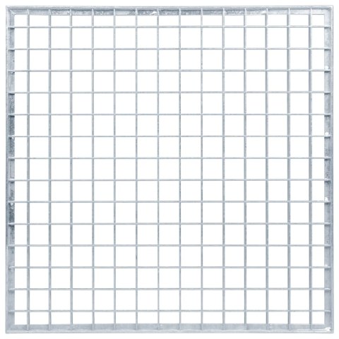 RUSZT SREBRNY 50X50X2CM STAL OCYNKOWANA NA GORĄCO