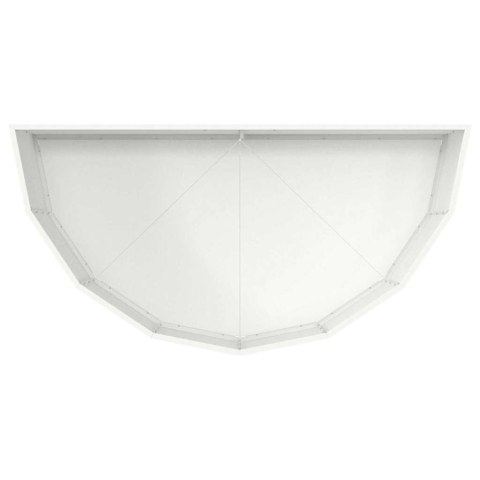 VidaXL Donica Biały 120 x 60 x 35 cm Stal