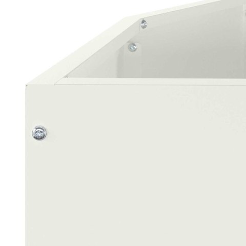 VidaXL Donica Biały 120 x 60 x 35 cm Stal