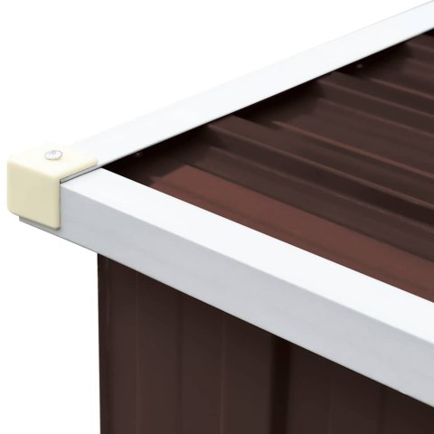 WIATA NA DREWNO STAL GALWANIZOWANA 330X84X152CM BRĄZOWA