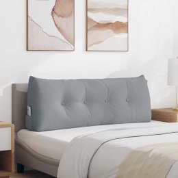 PODUSZKA NA PLECY JASNOSZARY 120X24X50CM TKANINA