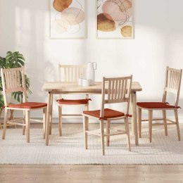 PODUSZKI NA SIEDZISKA 4 SZT. CZERWONO-POMARAŃCZOWY