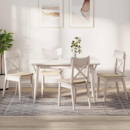 PODUSZKI NA SIEDZISKA 4 SZT. KREMOWY 40X40X3CM