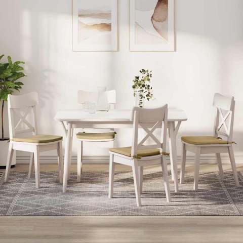 PODUSZKI NA SIEDZISKA 4 SZT. SZARY ZIELONY 40X40X3CM