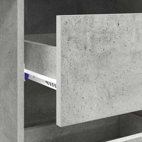 BIURKO BETONOWY SZARY 90X37,5X75CM