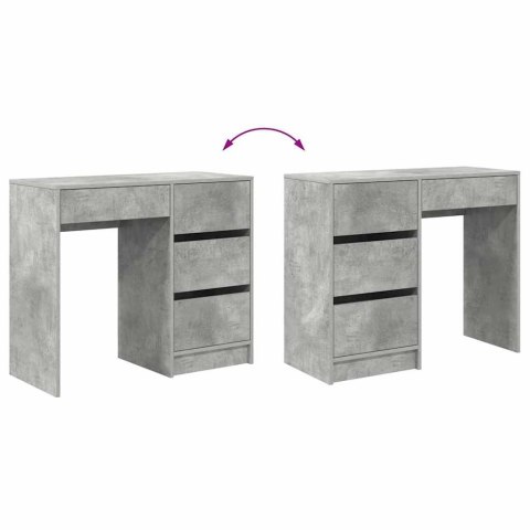 BIURKO BETONOWY SZARY 90X37,5X75CM