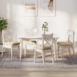 PODUSZKI NA SIEDZISKA 4 SZT. KREMOWY 45X45CM